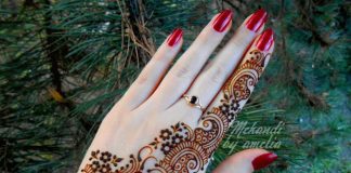 Simple Mehndi Designs for Fingers and Full Hand Images Download