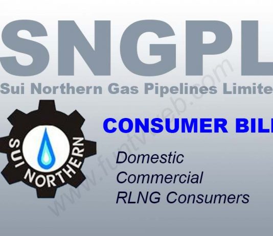 Online SNGPL Gas Bill Download Consumer Duplicate Copy