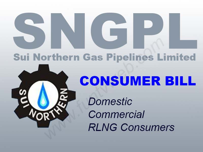 Check sui northern gas pipelines limited consumer bill