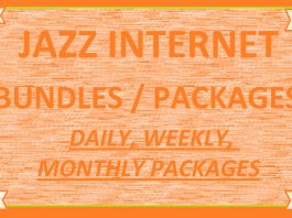 Jazz Internet Packages 2024 Activation Code Bundles SMS WhatsApp