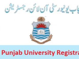 Punjab University Registration 2024 for Private Candidates MA/MSC