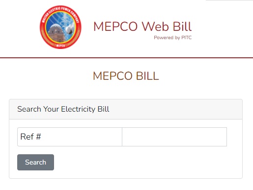 Mepco Bill Check 2022 Online Download Duplicate Bill