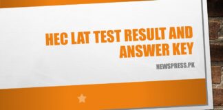 HEC LAT Tess Result and Answer Key