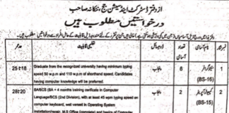 Jobs in District & Session Court Nankana Sahib March 2021