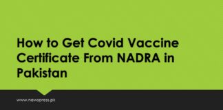 How to Get Covid Vaccine Certificate From NADRA in Pakistan