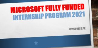 Microsoft Fully Funded Internship Program 2021