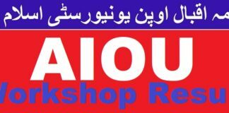 AIOU Result 2024 For Semester/Workshop All Semester Program