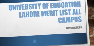 University of Education UE Merit List