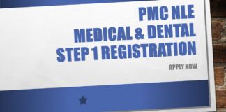 PMC NLE Medical & Dental Step 1 Registration Apply Now