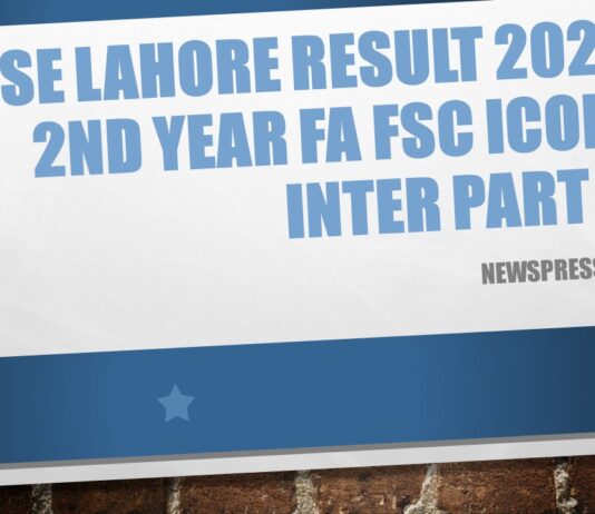 BISE Lahore Result 2021 2nd Year FA FSc ICom Inter Part 2