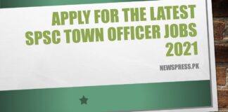 Apply for the Latest SPSC Town Officer Jobs 2021