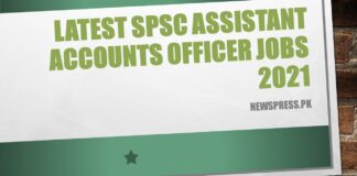 Latest SPSC Assistant Accounts Officer Jobs 2021