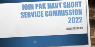 Join Pak Navy Short Service Commission 2022