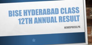 BISE Hyderabad Class 12th Annual Result