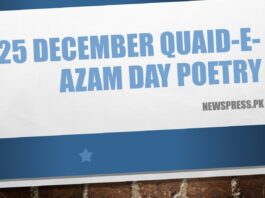 25 December Quaid-e-Azam Day Poetry