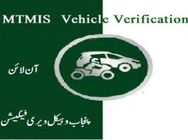 MTMIS Lahore Vehicle Verification Online Calculator