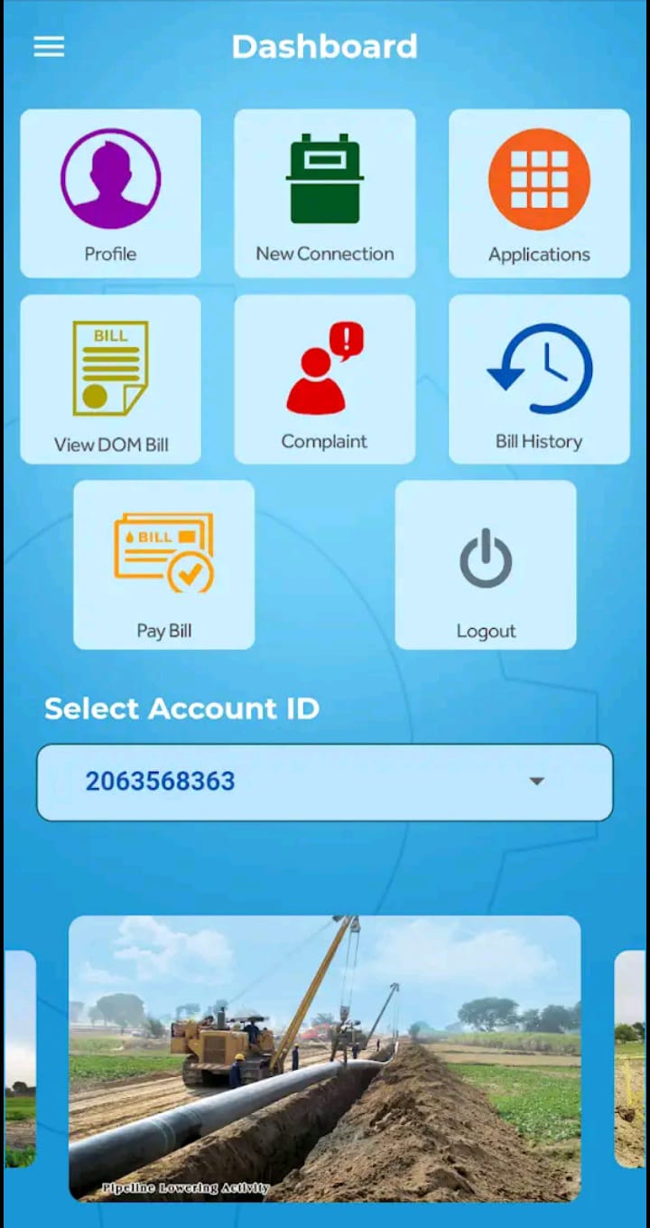 SNGPL Sui Gas Connection App Download for Online Application, Pay Bill & Register Complaints