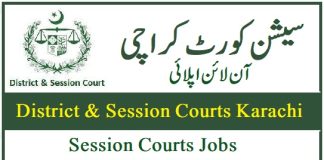 District and Session Court Karachi Jobs 2024 Online Apply