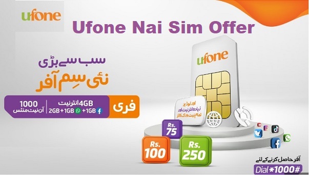 Ufone New Sim Offer Code Free 2024