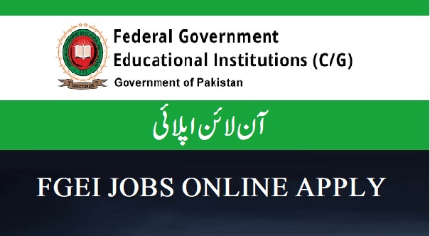 FGEI Jobs 2024 Online Apply Federal Government Educational Institutions