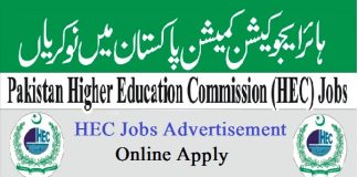 HEC Jobs 2024 Online Apply Higher Education Commission