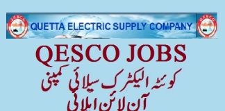 Quetta Electric Supply Company Jobs 2024 QESCO Online Apply