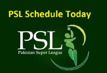 PSL Schedule Today 2025 Venue, Points Table