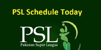 PSL Schedule Today 2025 Venue, Points Table