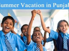 Summer Vacation 2024 in Punjab Notification