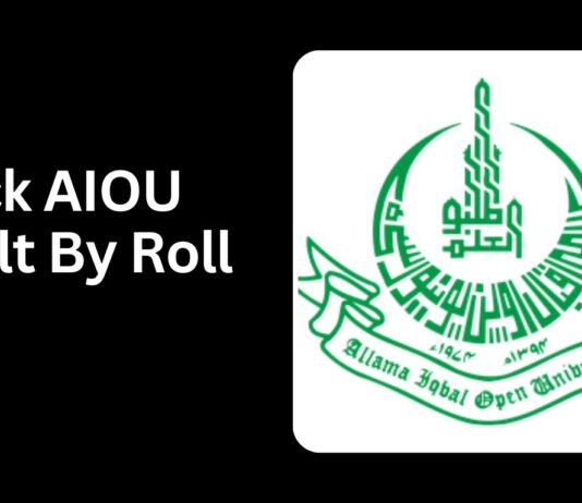 AIOU Result 2024 By Roll No