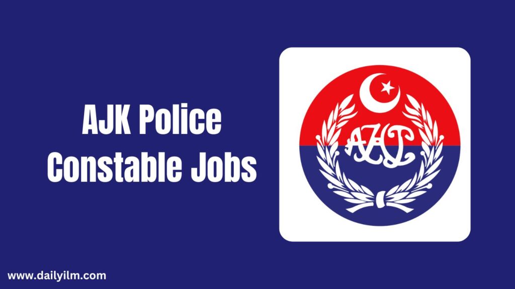 AJK Police Constable Jobs 2025