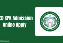 HED KPK Admission 2025 Online Apply