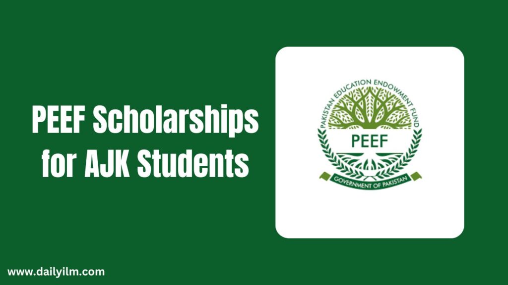 PEEF Scholarships for AJK Students