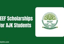 PEEF Scholarships for AJK Students