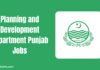 Planning and Development Department Punjab Jobs