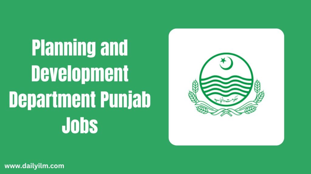 Planning and Development Department Punjab Jobs