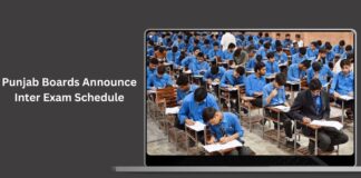 Punjab Boards Announce Inter Exam Schedule