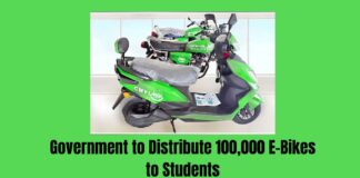 Punjab Government to Distribute 100,000 E-Bikes to Students