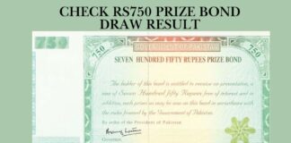 Check Rs750 prize bond Draw No.101 Result List