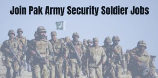 Pak Army Security Soldier Jobs