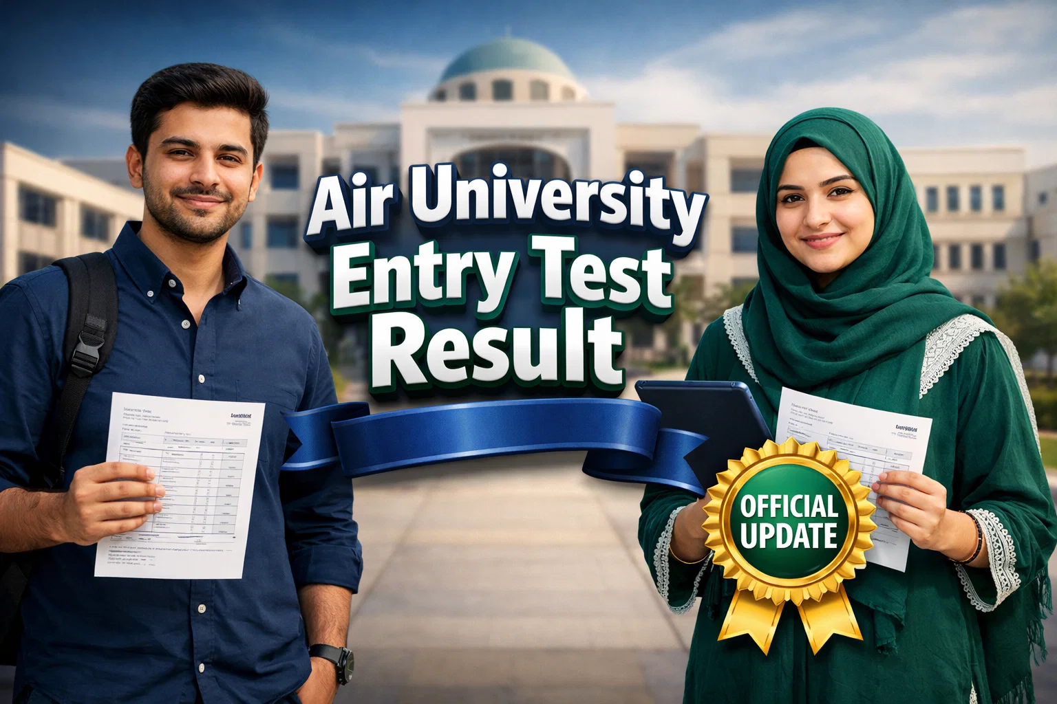 Air University Islamabad entry test result