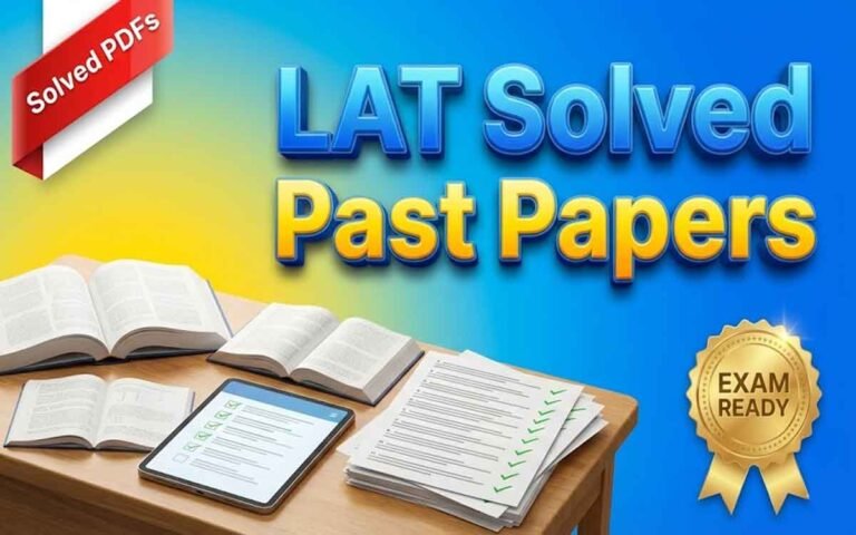 LAT past papers solved PDF for students