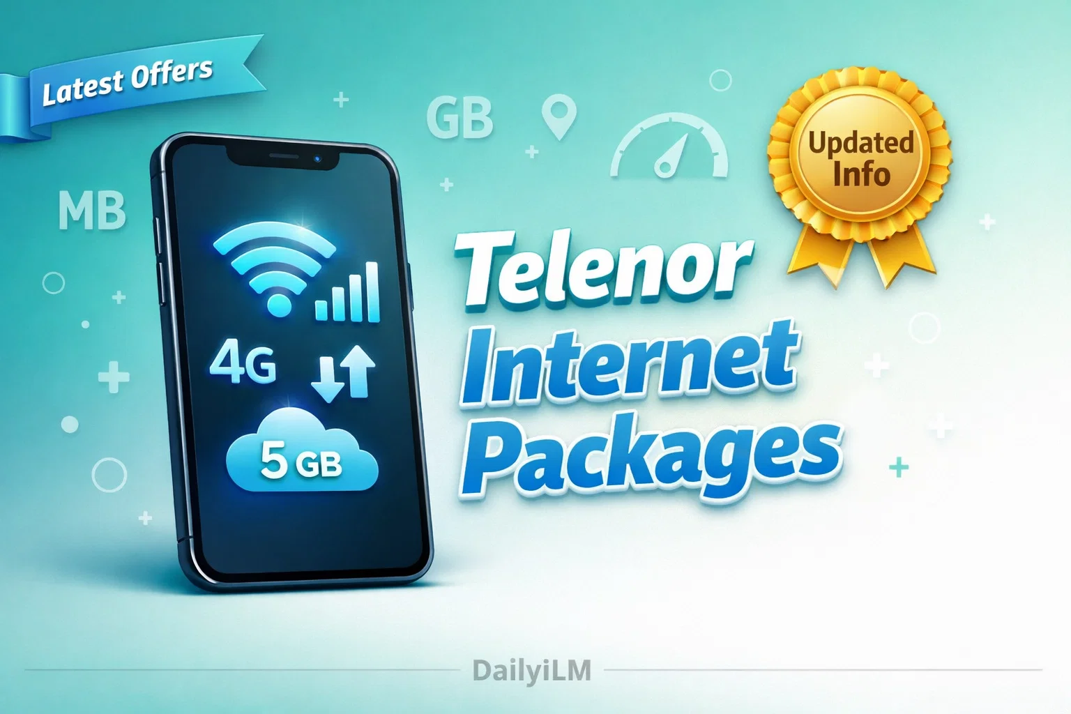 Overview of Telenor mobile internet packages