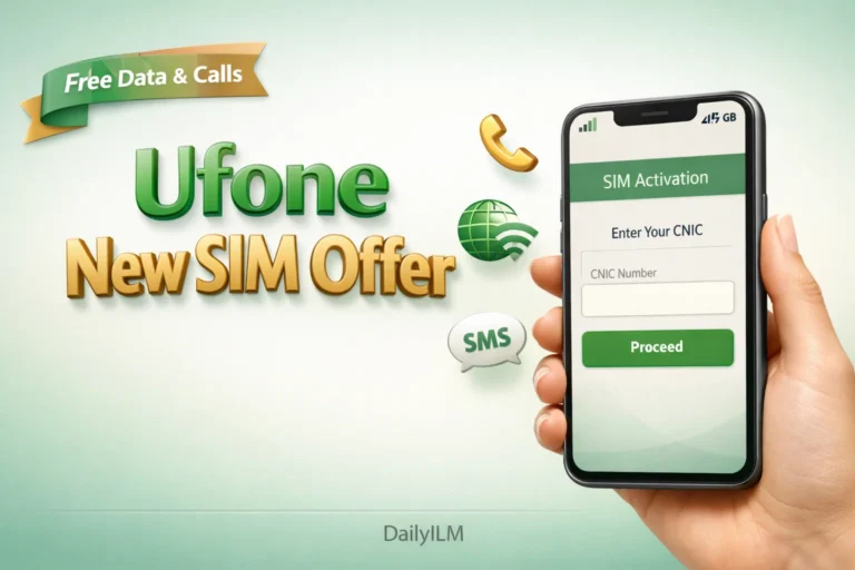 Ufone new SIM offer with free data bonus